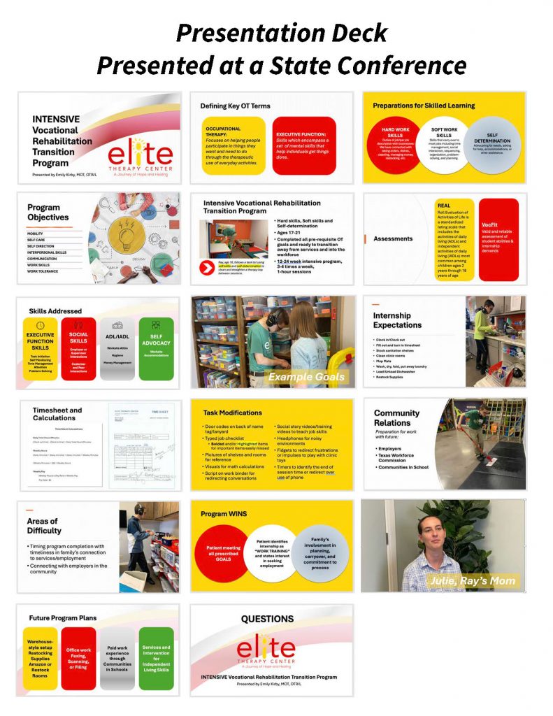 Presentation deck for VRTP by Karen Oakley
